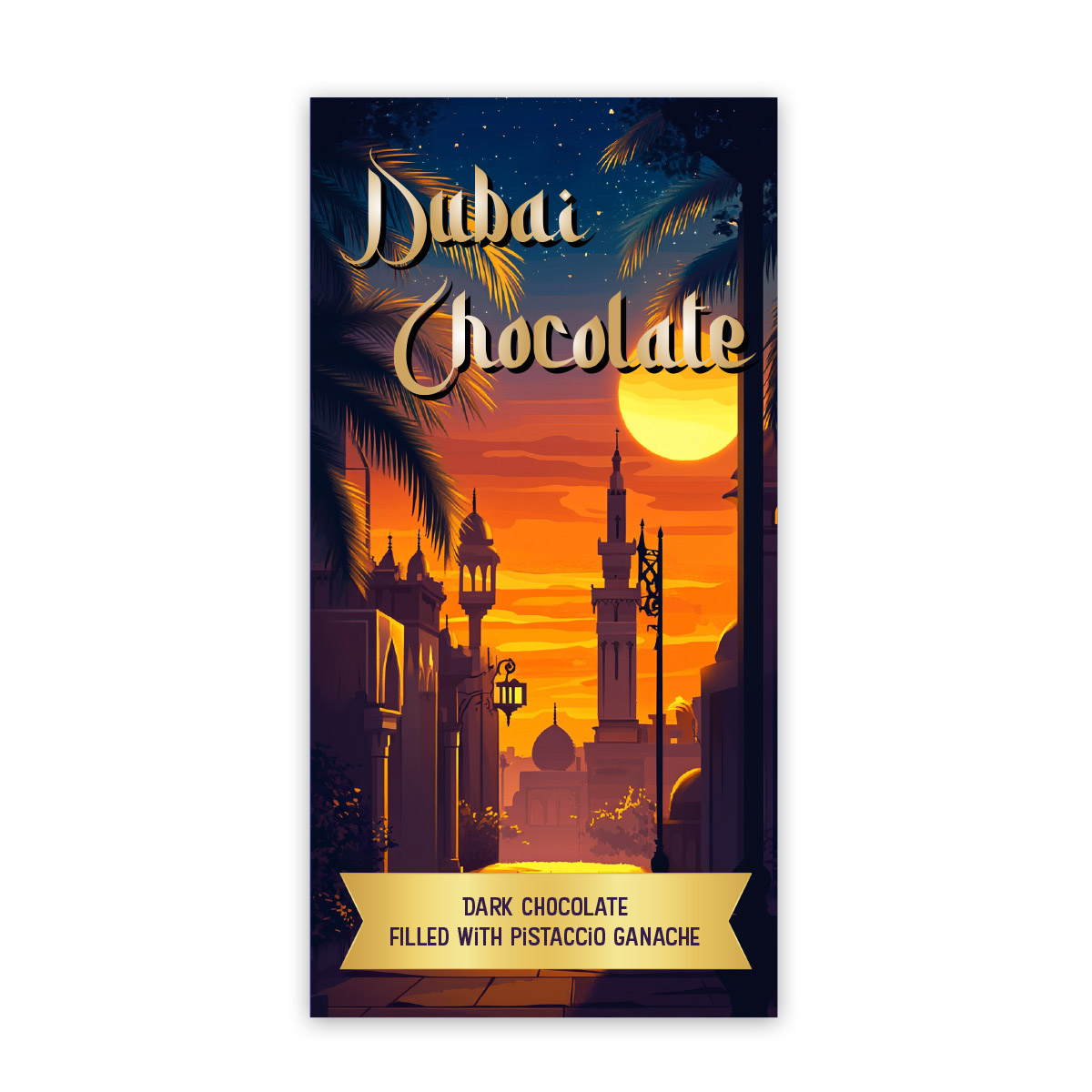 Dubajska czekolada z pistacjami gorzka – Dubai Chocolate