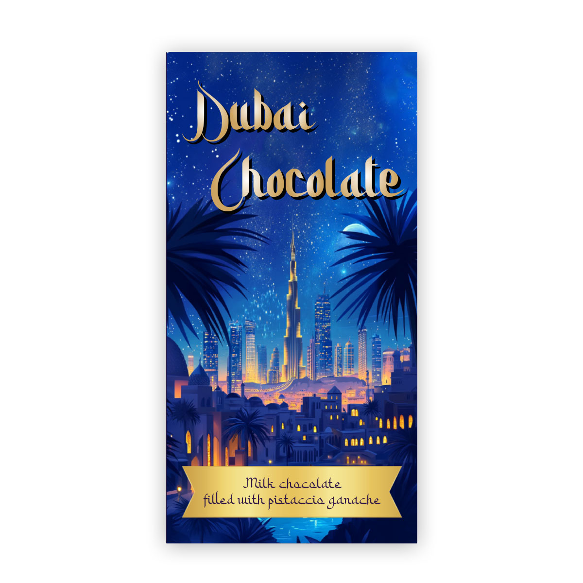Dubajska czekolada z pistacjami mleczna – Dubai Chocolate